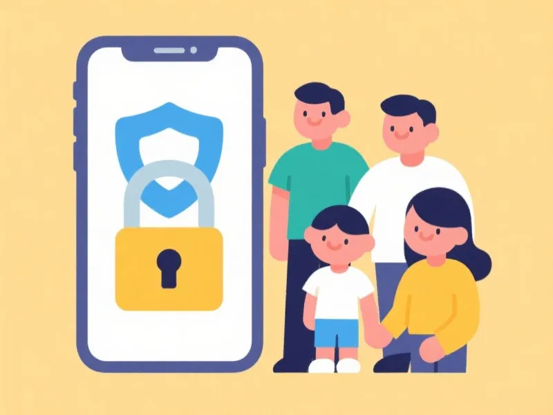 未成年保護與裝置安全示意圖